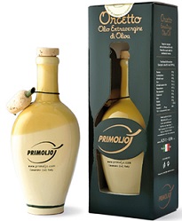 olio in bottiglia terracotta
