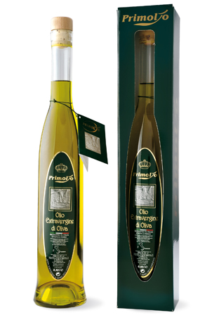 olio bottiglia elegante